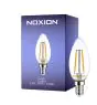 Noxion Lucent LED E14 Bougie Filament Claire 2.5W 250lm - 827 Blanc Très Chaud | Équivalent 25W